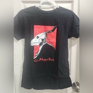 Women's The Ancient Magus' Bride Elias Black short sleeve shirt size-Small